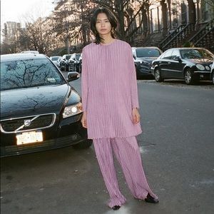 Vintage Mary McFadden Collection I Lilac Set. S-L